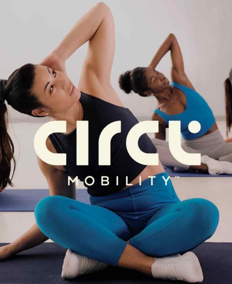 CIRCL Mobility focuses on flexibility, breathwork, and mobility exercises.